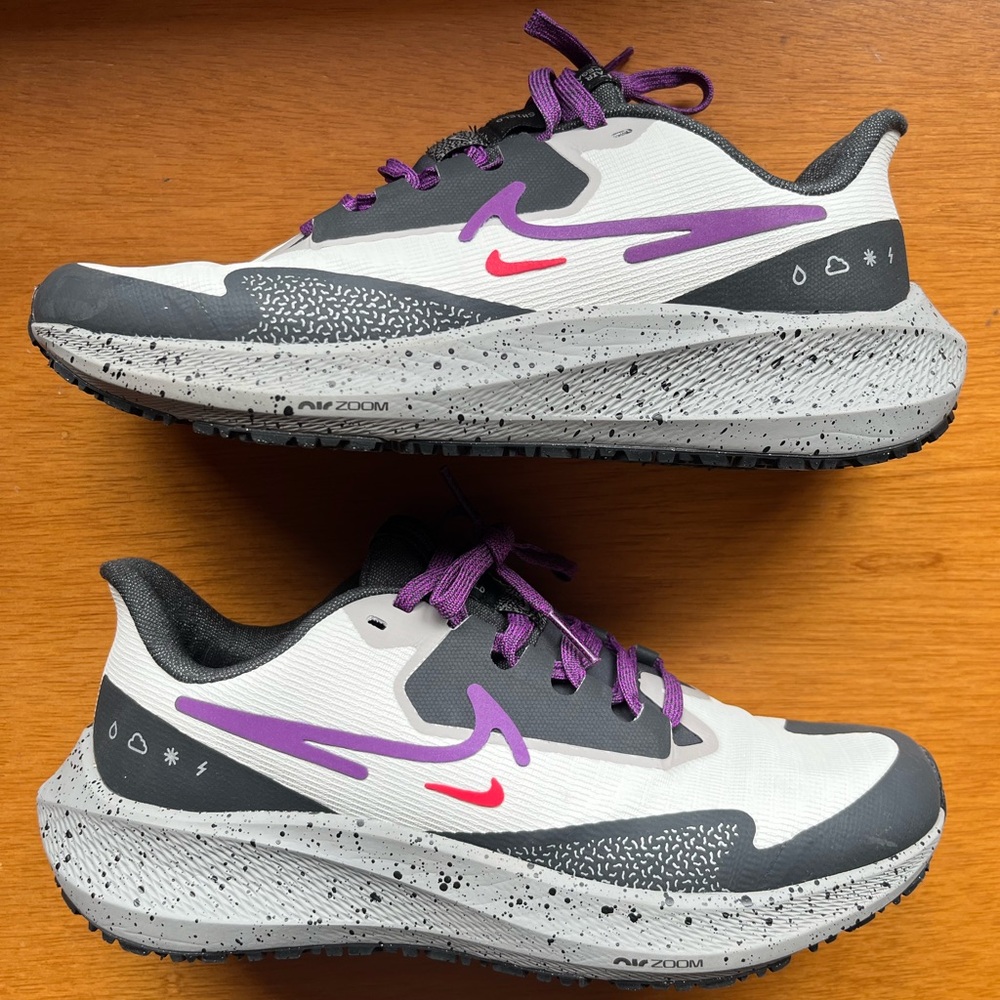 Nike Air Zoom Pegasus 39 Shield Women Shoes Vivid Purple DO7626-003 Size 7